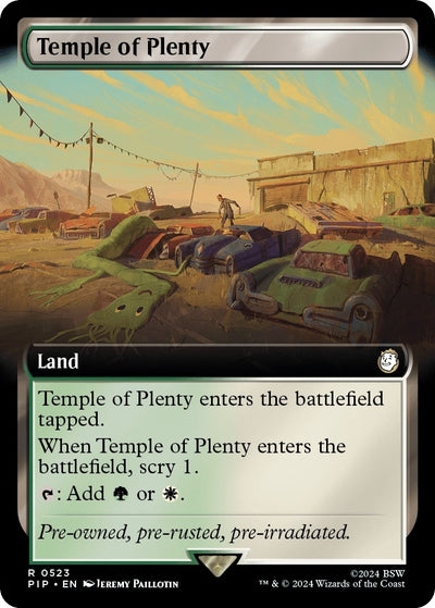 Temple of Plenty (Extended Art) (523) (Universes Beyond: Fallout)