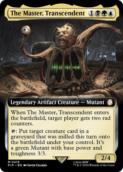 The Master, Transcendent (Extended Art) (419) (Universes Beyond: Fallout)
