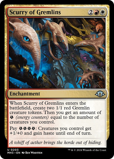 Scurry of Gremlins (203) (Modern Horizons 3) (Foil)