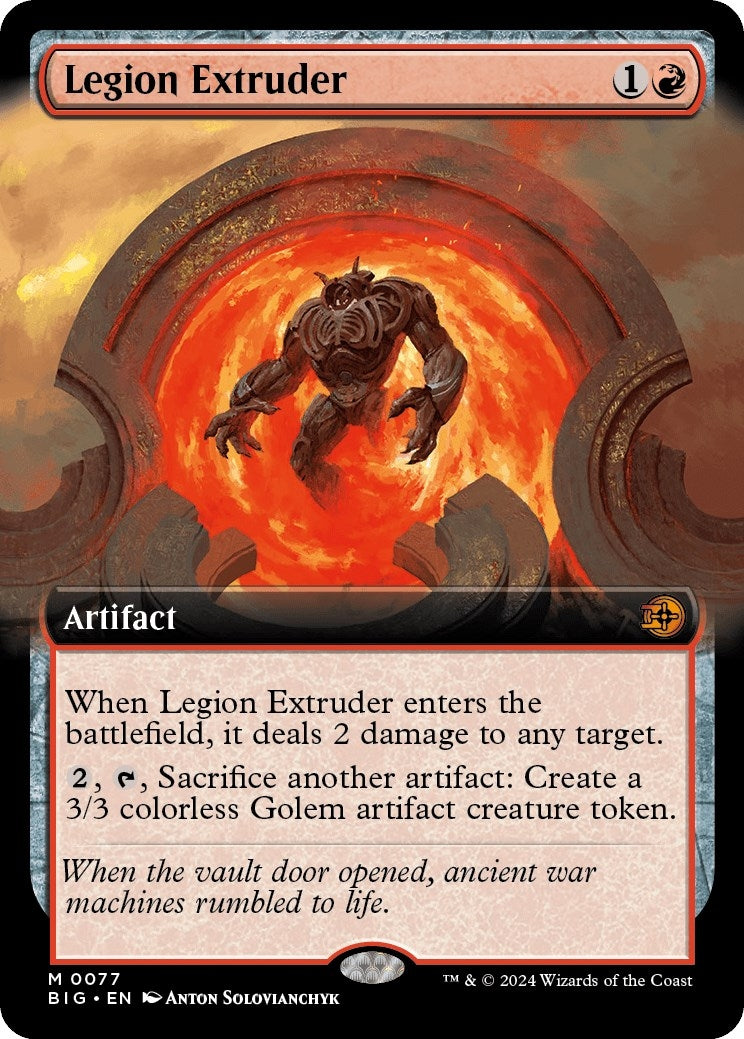Legion Extruder (Extended Art) (77) (Outlaws of Thunder Junction: The Big Score)