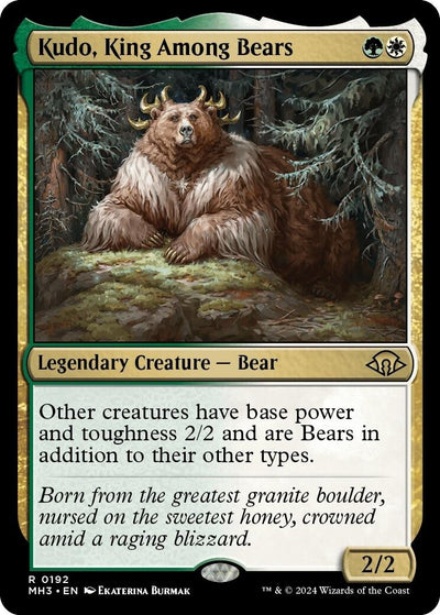 Kudo, King Among Bears (192) (Modern Horizons 3) (Foil)