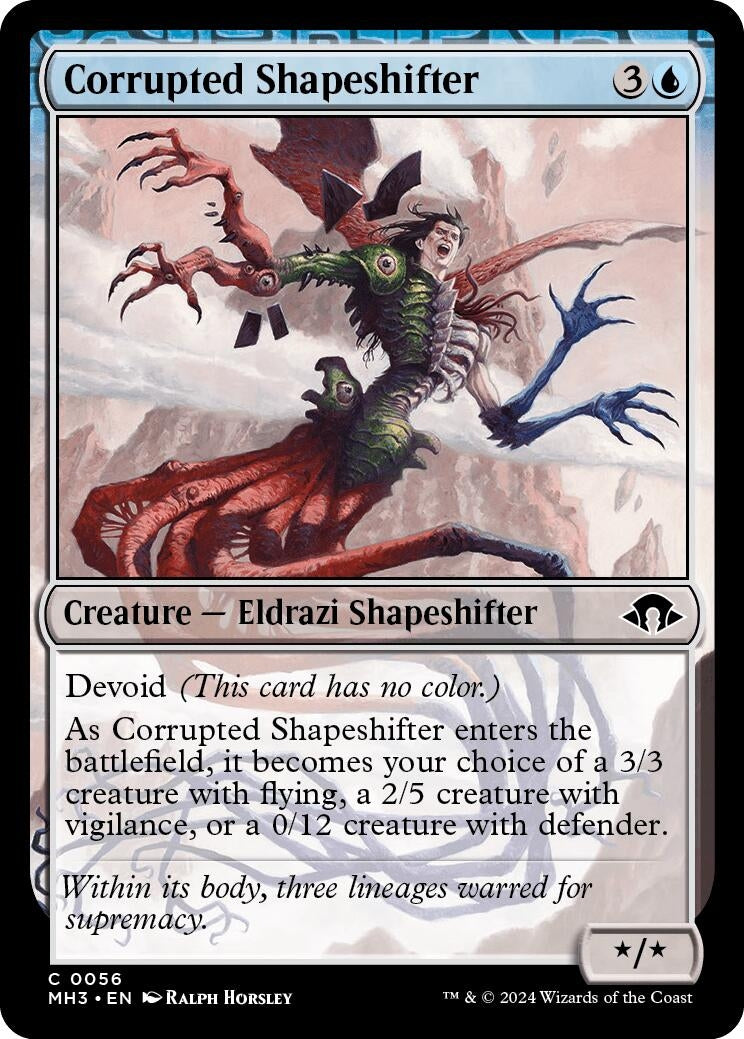 Corrupted Shapeshifter (56) (Modern Horizons 3) (Foil)
