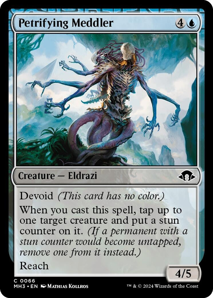 Petrifying Meddler (66) (Modern Horizons 3) (Foil)
