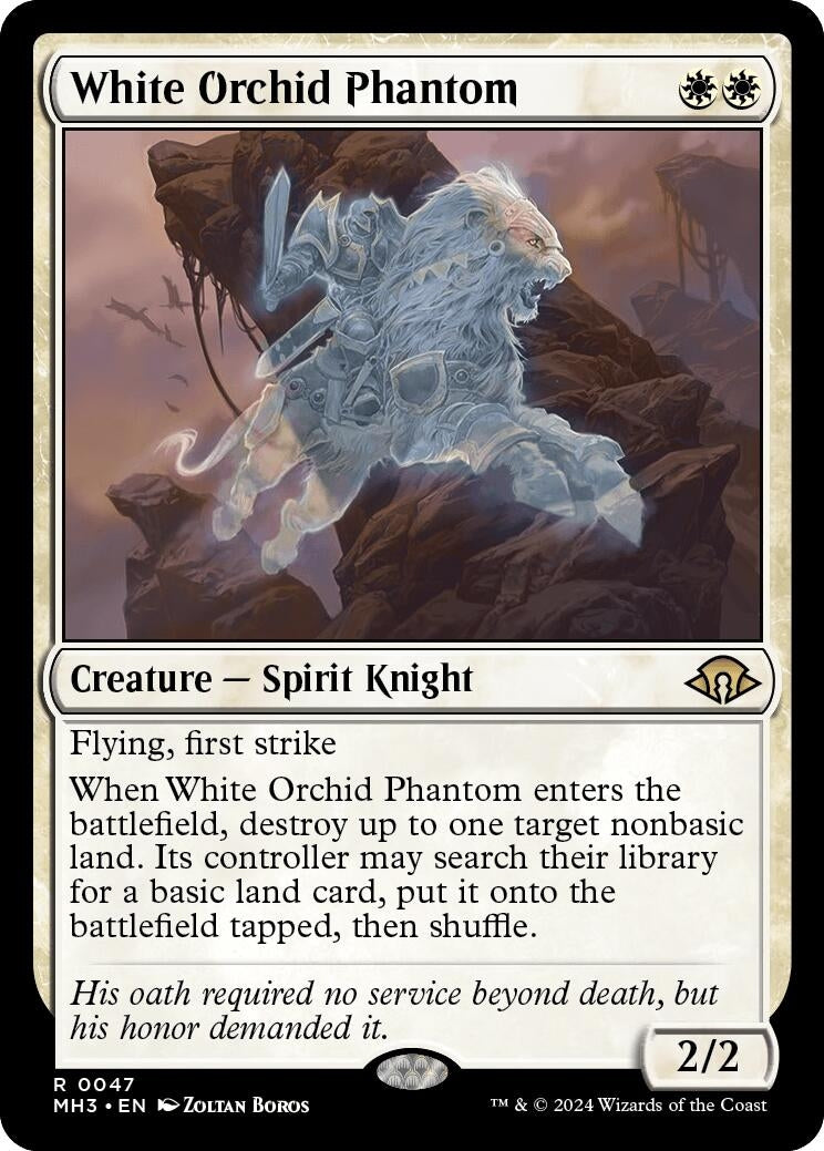 White Orchid Phantom (47) (Modern Horizons 3) (Foil)