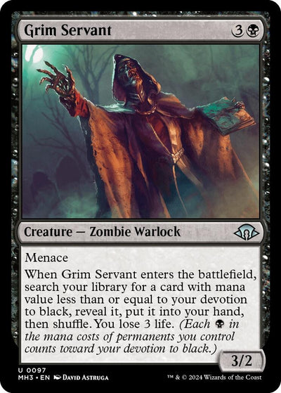 Grim Servant (97) (Modern Horizons 3) (Foil)