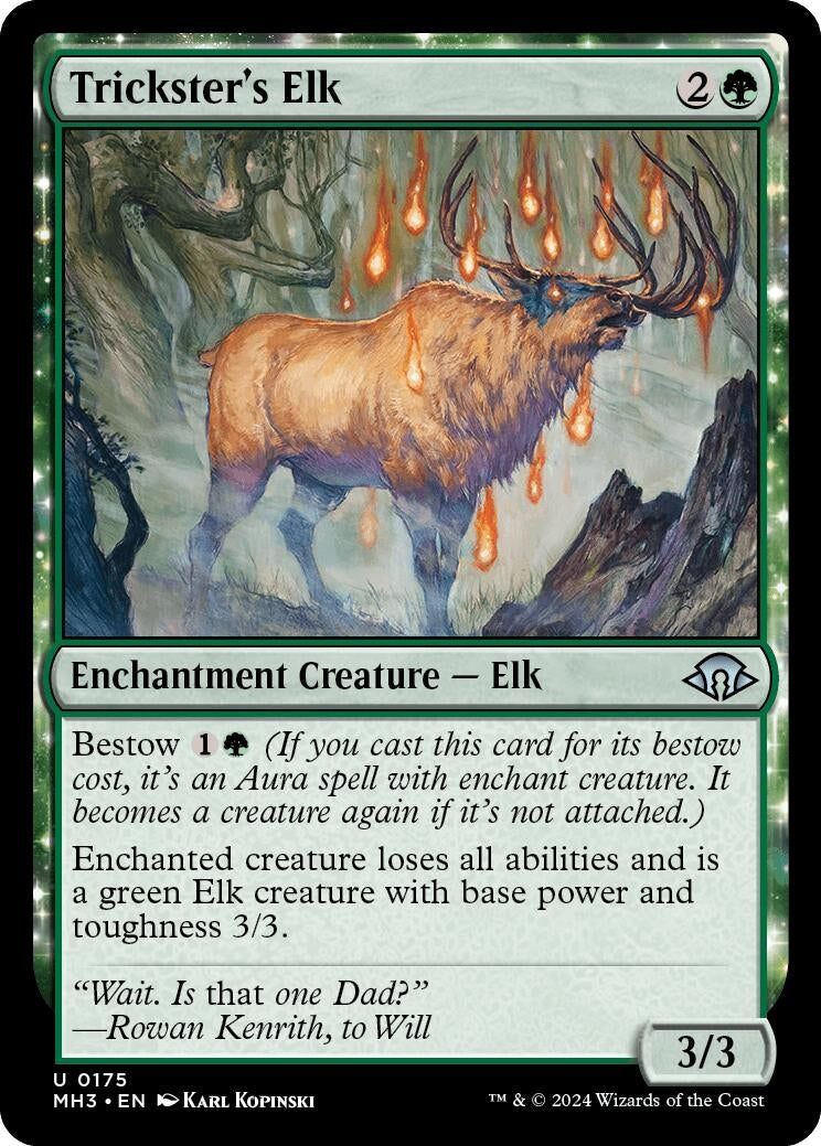 Trickster's Elk (175) (Modern Horizons 3) (Foil)