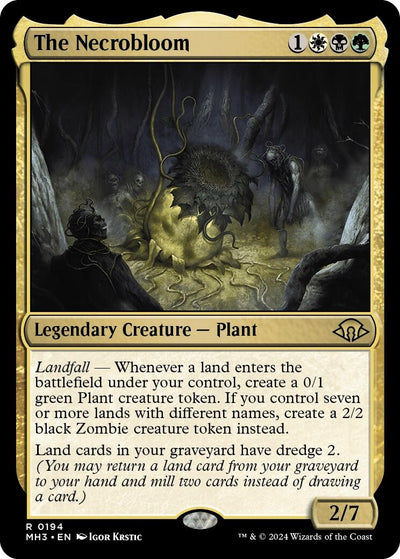 The Necrobloom (194) (Modern Horizons 3) (Foil)