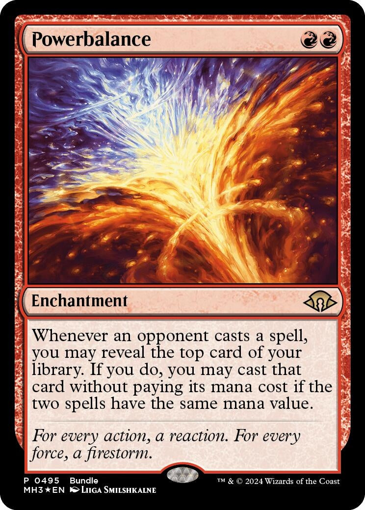 Powerbalance (MH3 Bundle) (495) (Unique and Miscellaneous Promos) (Foil)