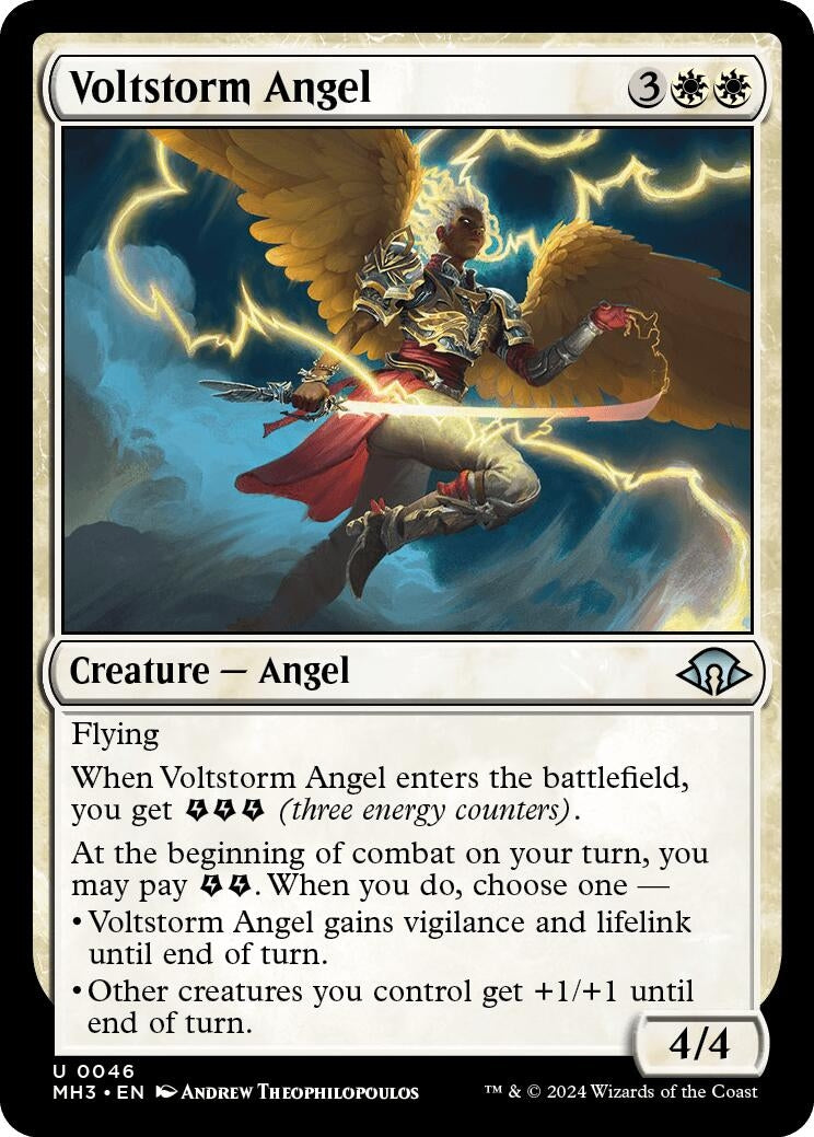 Voltstorm Angel (46) (Modern Horizons 3) (Foil)