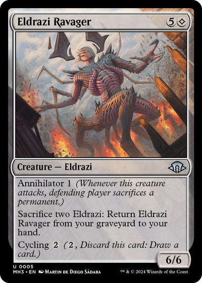 Eldrazi Ravager (5) (Modern Horizons 3) (Foil)