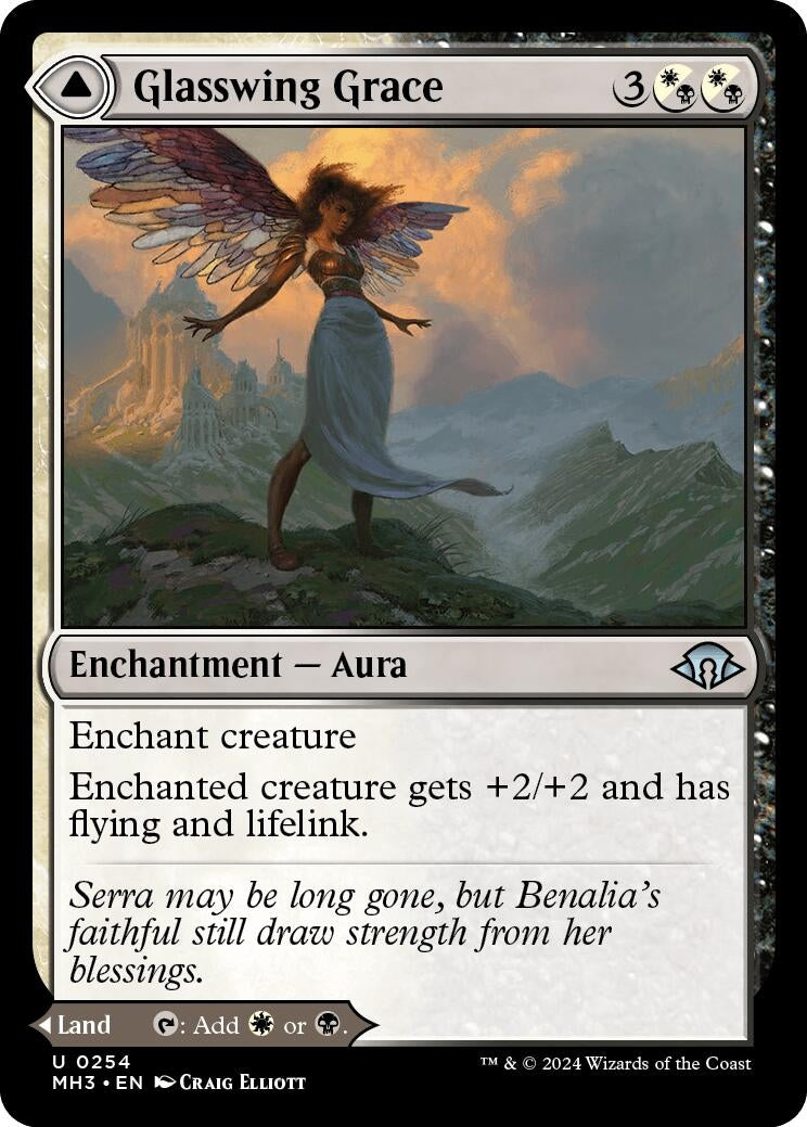Glasswing Grace (254) (Modern Horizons 3) (Foil)
