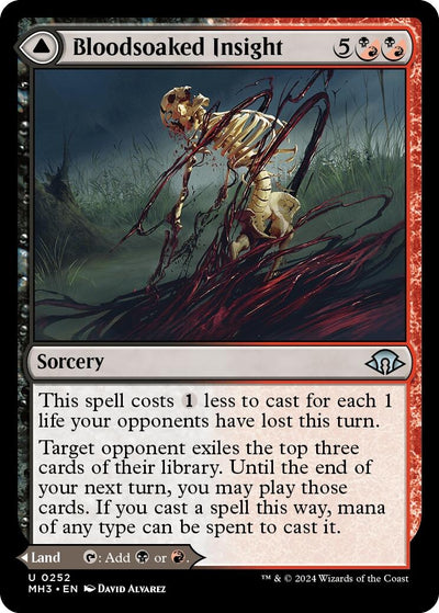 Bloodsoaked Insight (252) (Modern Horizons 3) (Foil)