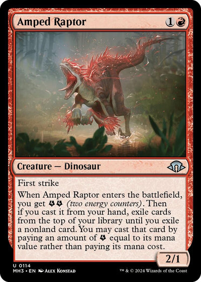 Amped Raptor (114) (Modern Horizons 3) (Foil)