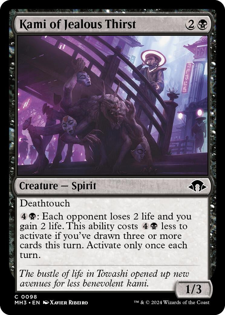 Kami of Jealous Thirst (98) (Modern Horizons 3)