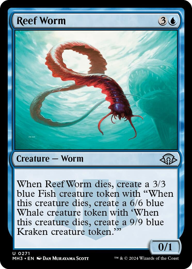 Reef Worm (271) (Modern Horizons 3) (Foil)
