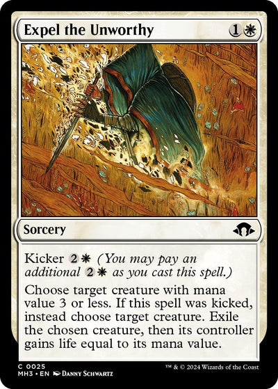 Expel the Unworthy (25) (Modern Horizons 3) (Foil)