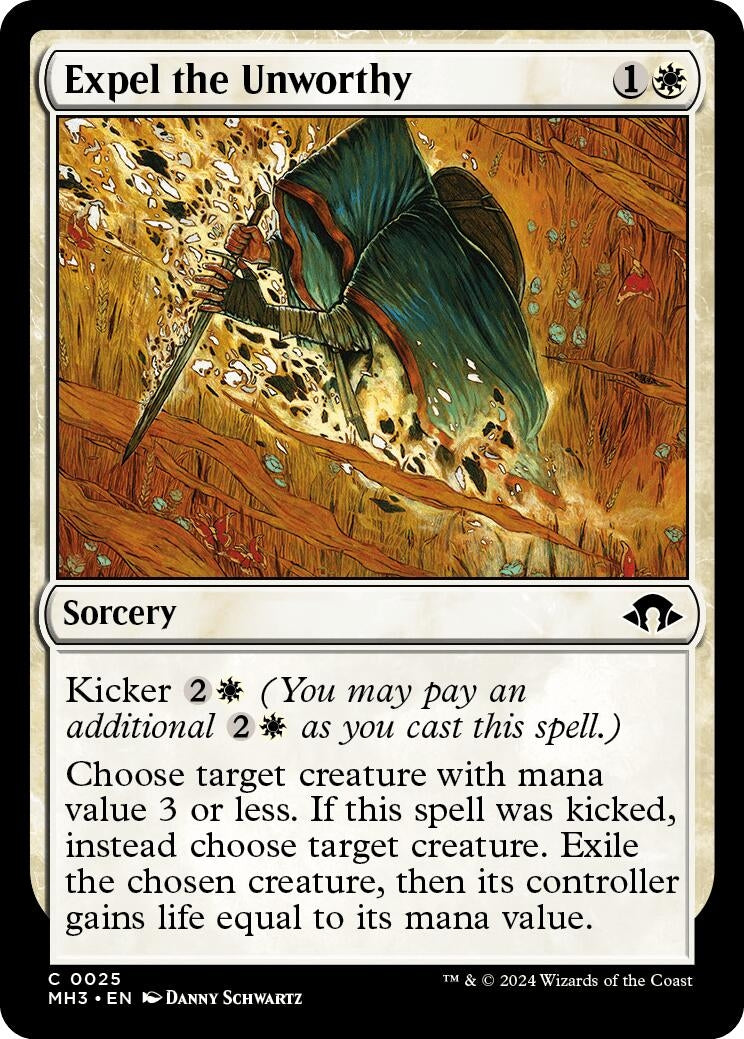 Expel the Unworthy (25) (Modern Horizons 3) (Foil)