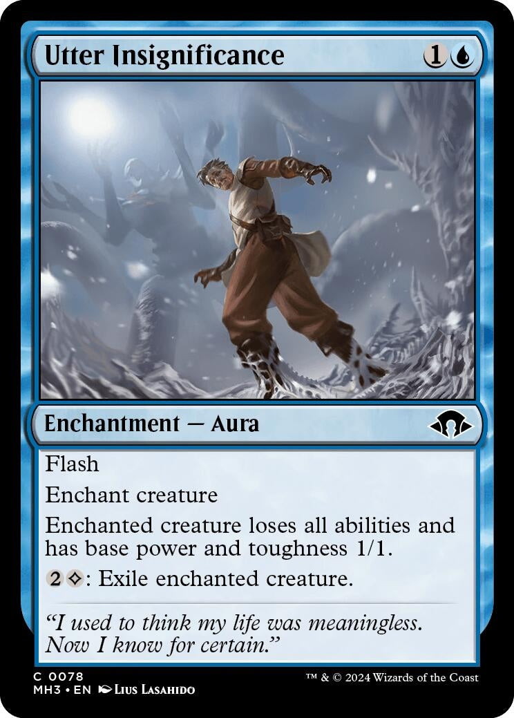 Utter Insignificance (78) (Modern Horizons 3) (Foil)