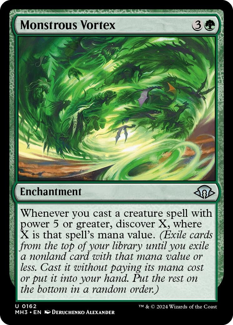 Monstrous Vortex (162) (Modern Horizons 3) (Foil)