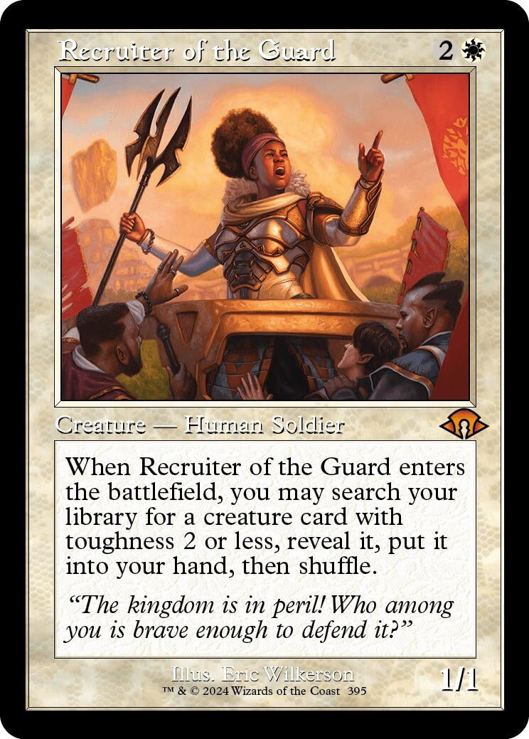Recruiter of the Guard (Retro Frame) (395) (Modern Horizons 3)