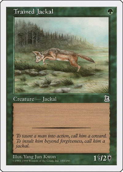 Trained Jackal (155) (PTK)