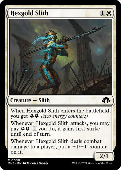 Hexgold Slith (30) (Modern Horizons 3) (Foil)