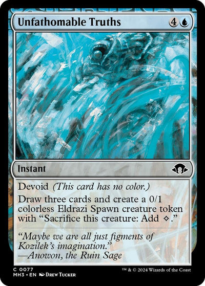 Unfathomable Truths (77) (Modern Horizons 3) (Foil)