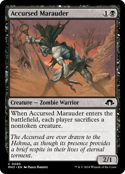 Accursed Marauder (80) (Modern Horizons 3) (Foil)