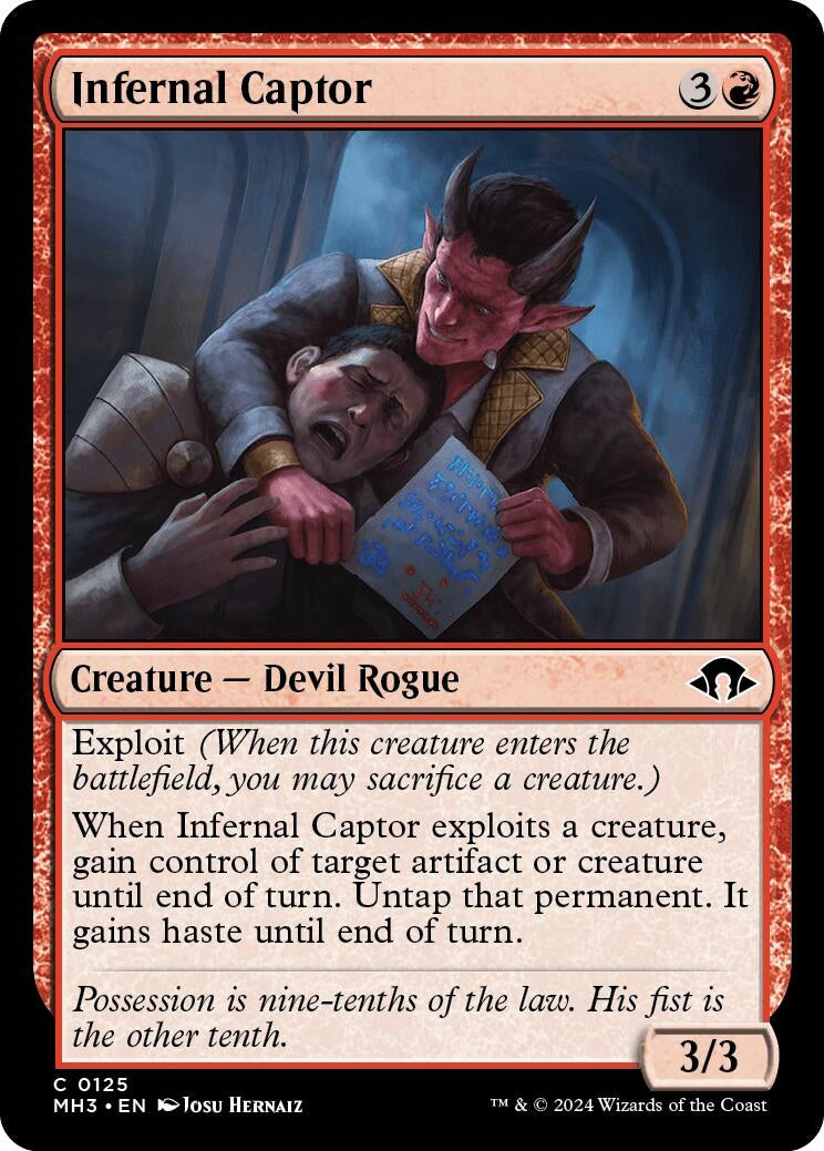 Infernal Captor (125) (Modern Horizons 3) (Foil)