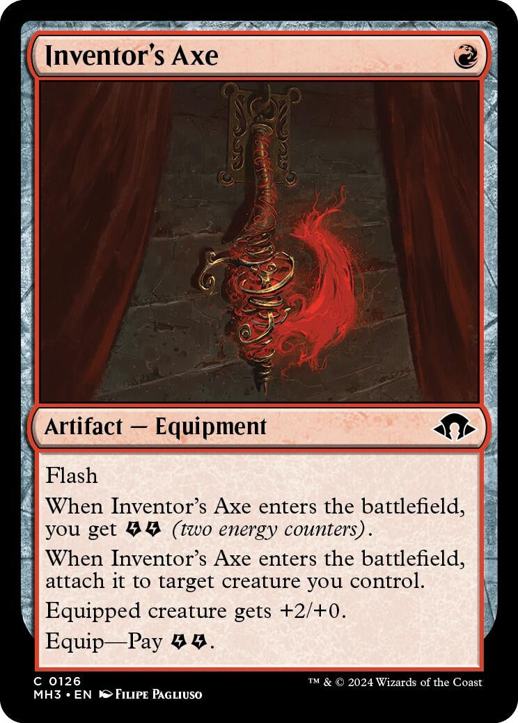 Inventor's Axe (126) (Modern Horizons 3) (Foil)