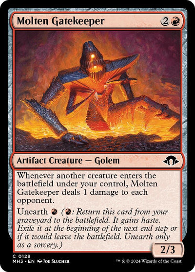 Molten Gatekeeper (128) (Modern Horizons 3) (Foil)