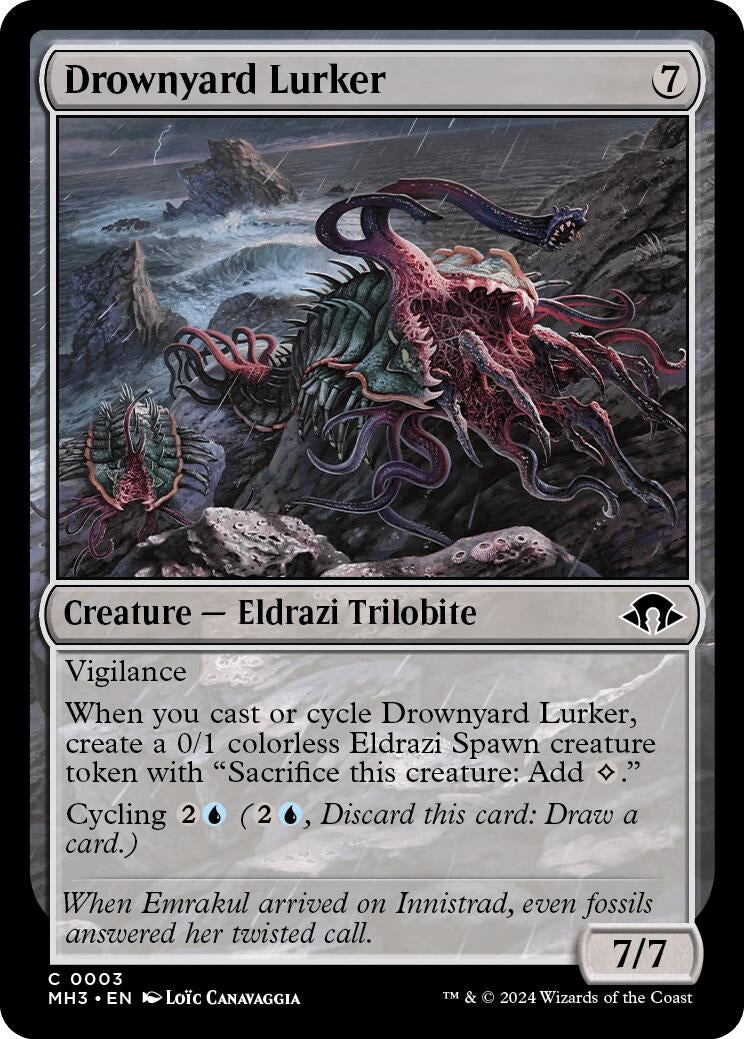 Drownyard Lurker (3) (Modern Horizons 3) (Foil)