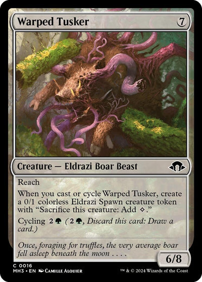 Warped Tusker (16) (Modern Horizons 3) (Foil)