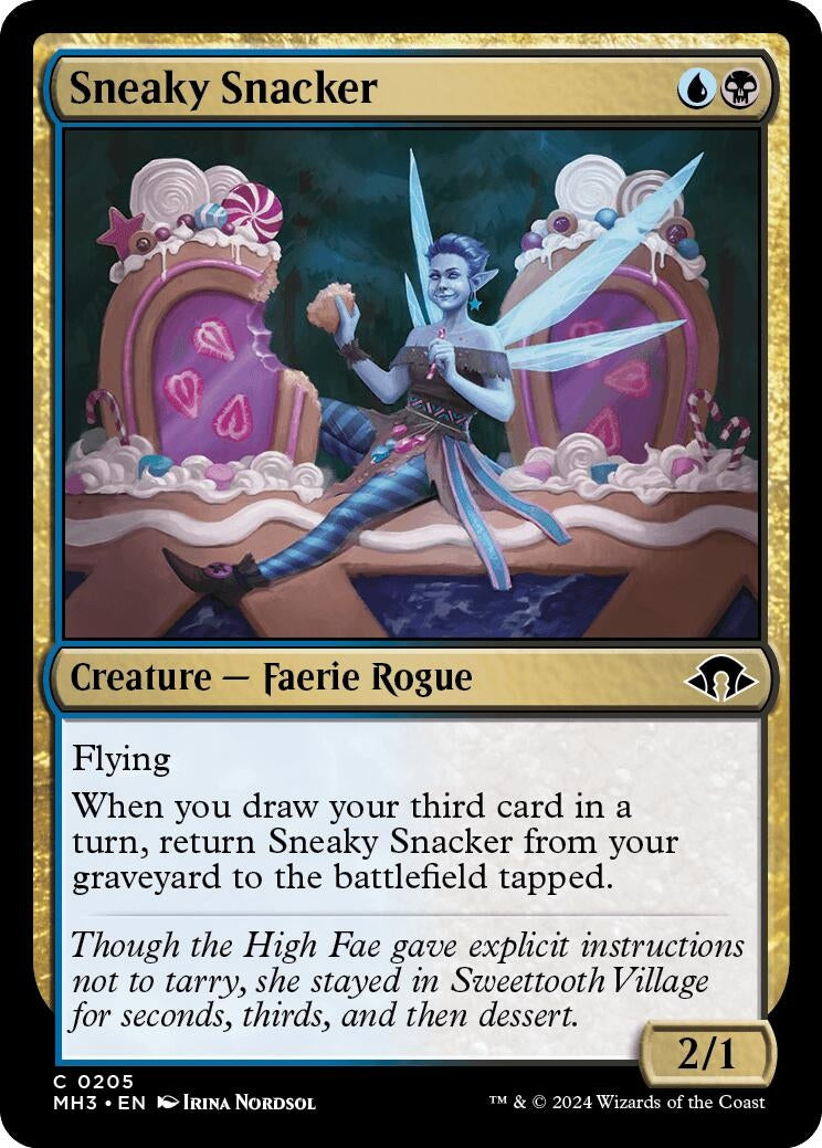 Sneaky Snacker (205) (Modern Horizons 3) (Foil)