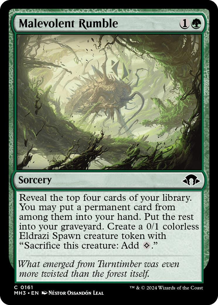 Malevolent Rumble (161) (Modern Horizons 3) (Foil)