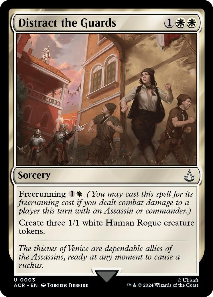 Distract the Guards (3) (Universes Beyond: Assassin's Creed) (Foil)