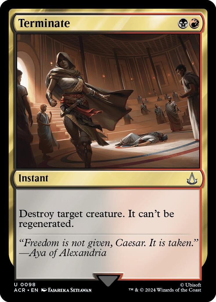 Terminate (98) (Universes Beyond: Assassin's Creed)