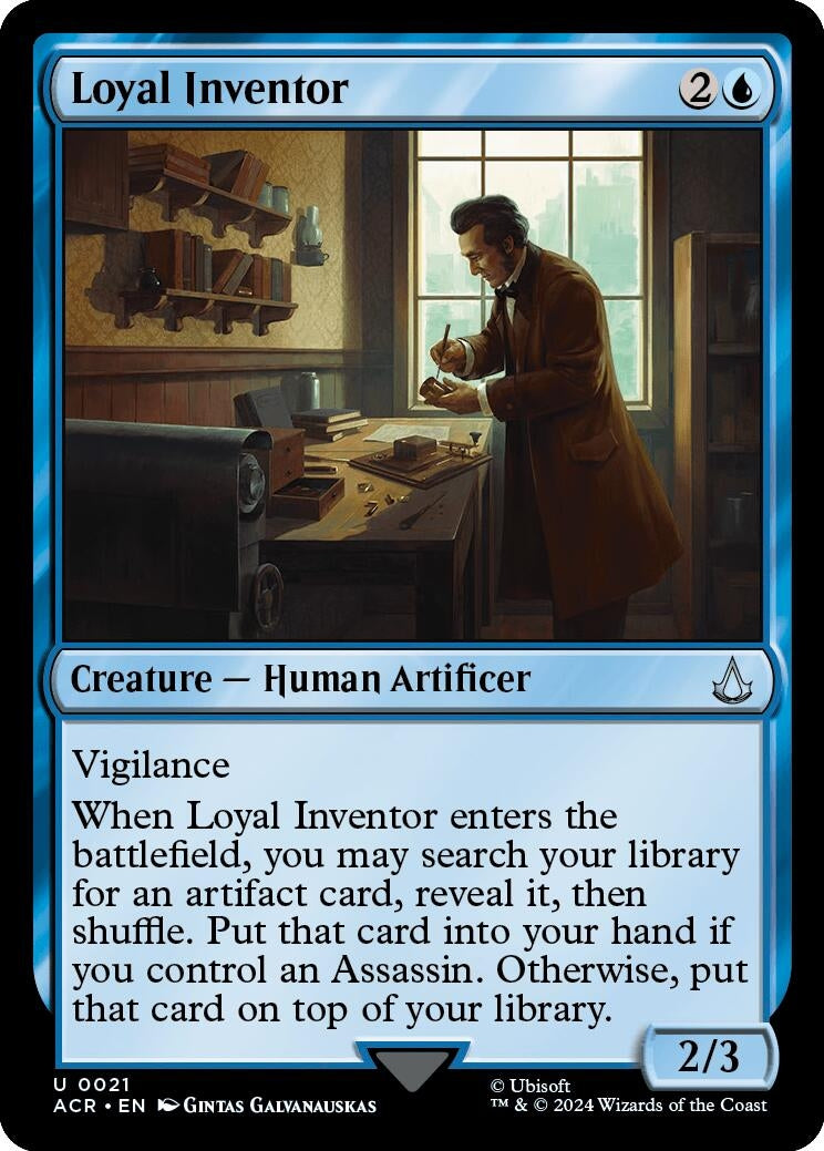 Loyal Inventor (21) (Universes Beyond: Assassin's Creed) (Foil)