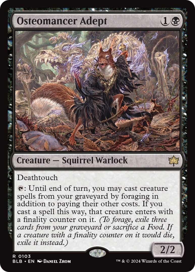 Osteomancer Adept (103) (Bloomburrow)