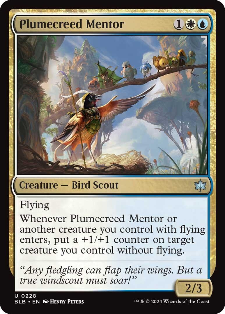 Plumecreed Mentor (228) (Bloomburrow)