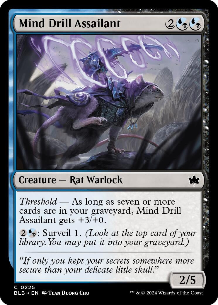 Mind Drill Assailant (225) (Bloomburrow)