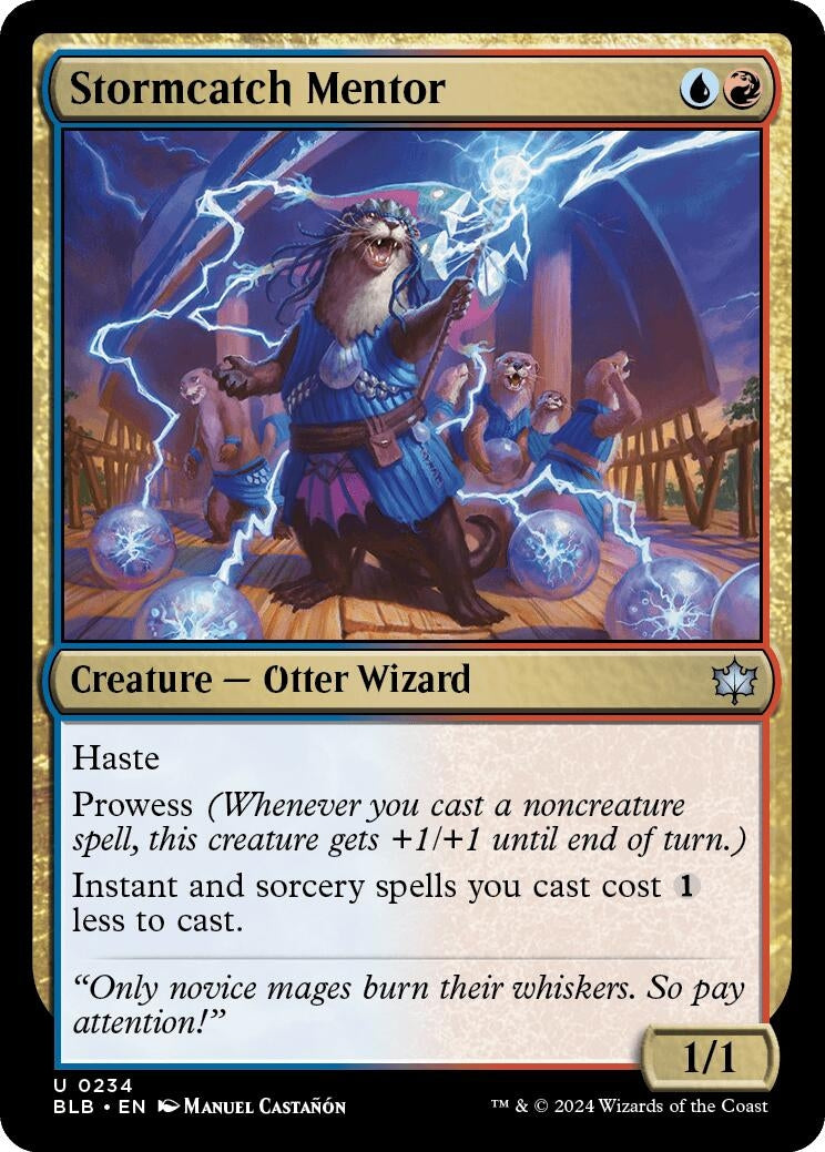 Stormcatch Mentor (234) (Bloomburrow)