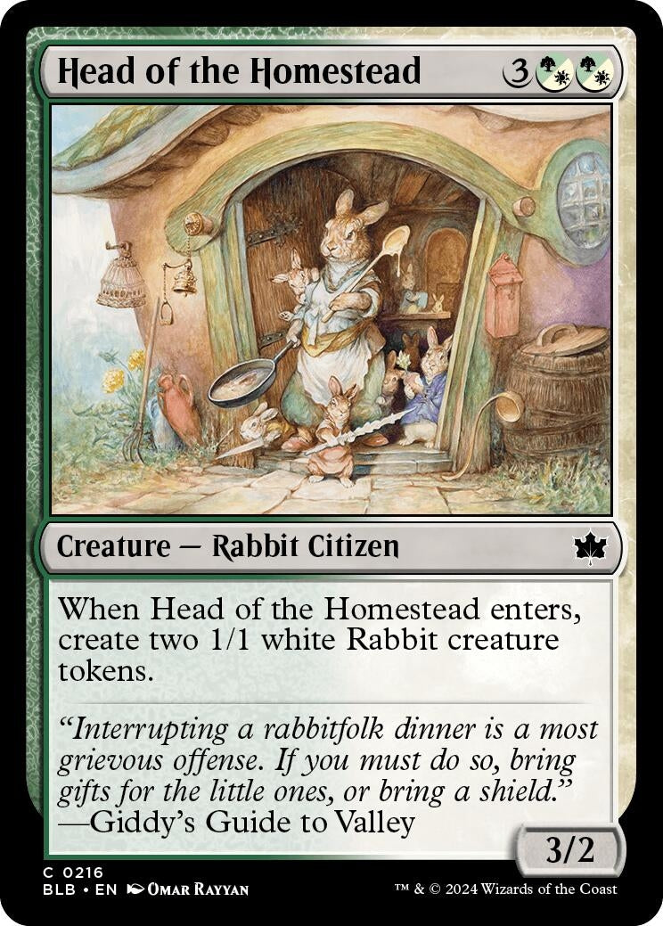 Head of the Homestead (216) (Bloomburrow) (Foil)