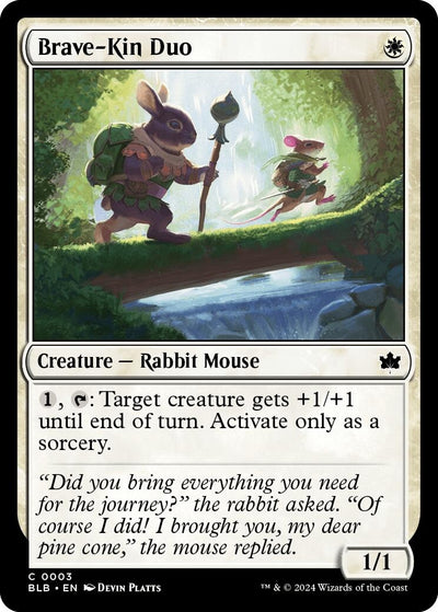 Brave-Kin Duo (3) (Bloomburrow) (Foil)