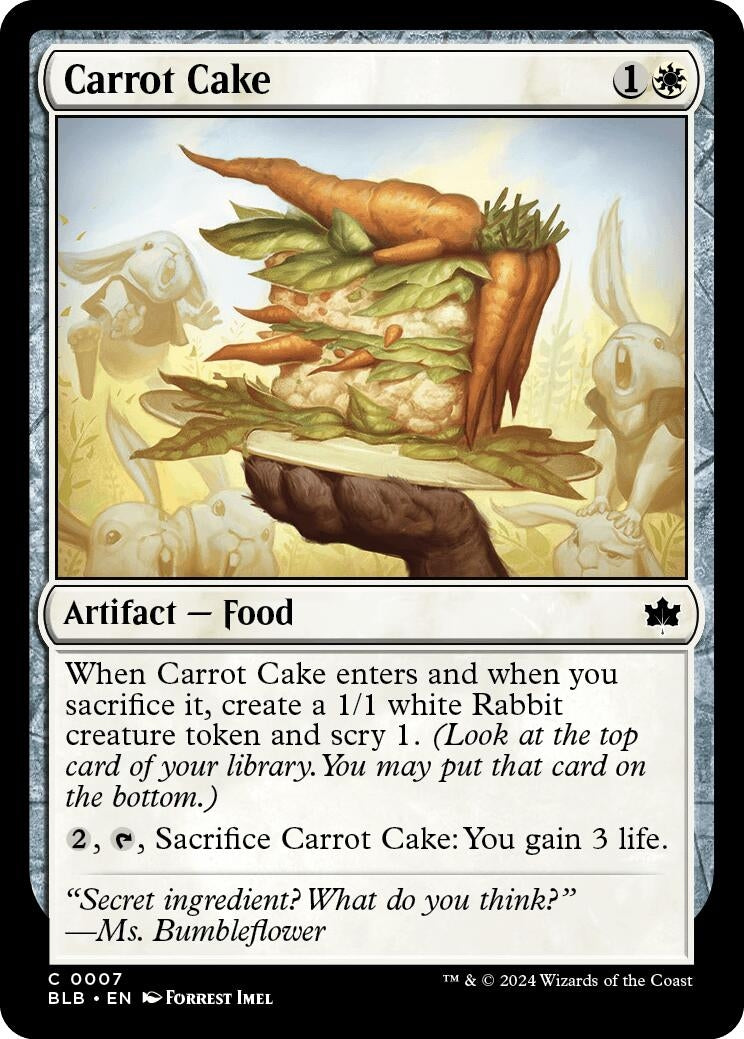 Carrot Cake (7) (Bloomburrow) (Foil)