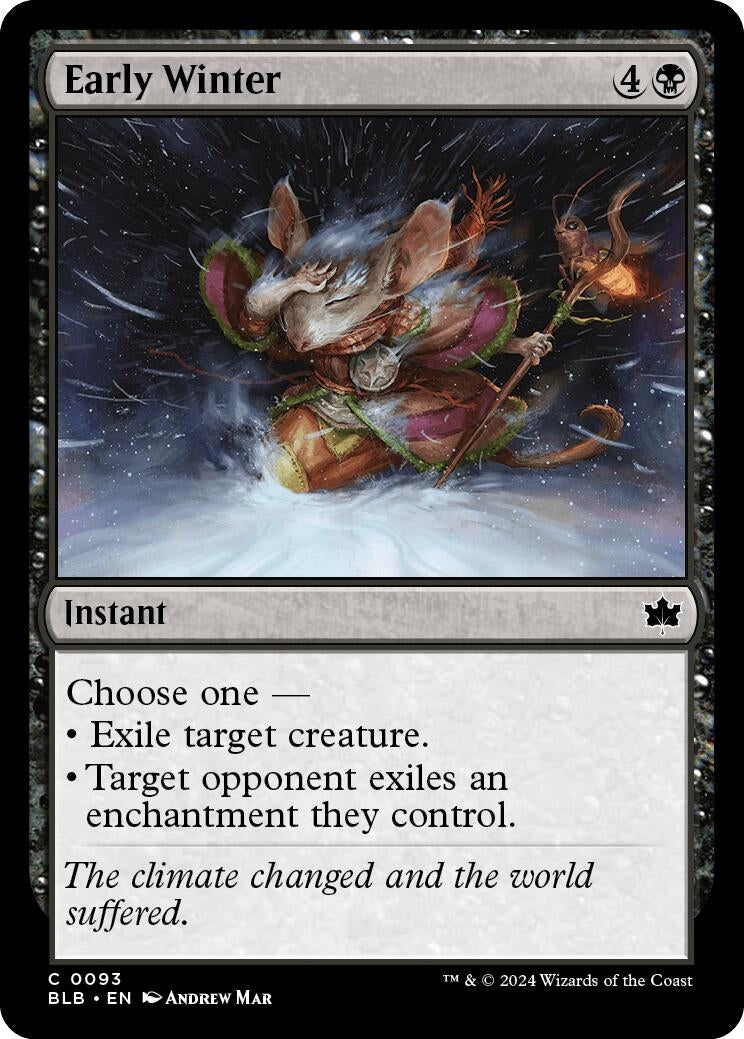 Early Winter (93) (Bloomburrow) (Foil)
