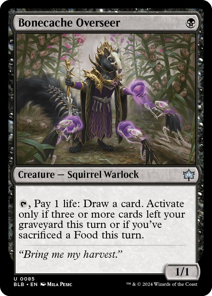 Bonecache Overseer (85) (Bloomburrow)
