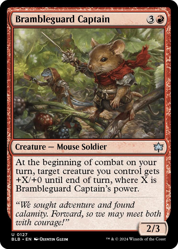 Brambleguard Captain (127) (Bloomburrow)