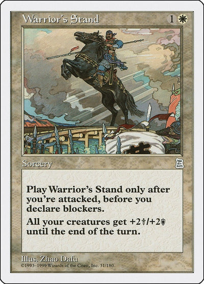 Warrior's Stand (31) (PTK)