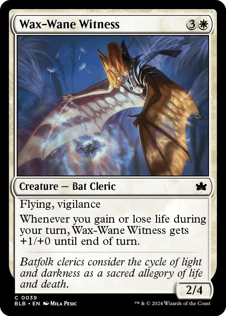 Wax-Wane Witness (39) (Bloomburrow) (Foil)